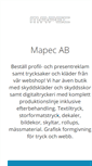 Mobile Screenshot of mapec.se